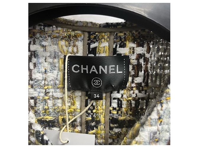 Chanel Snow series Tweed Kleid Mehrfarben - Ansicht 2