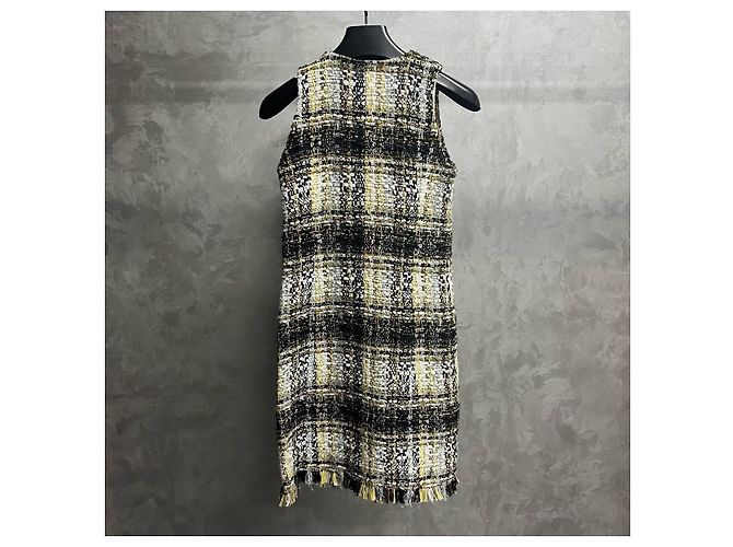 Chanel Snow series Tweed Kleid Mehrfarben - Ansicht 5