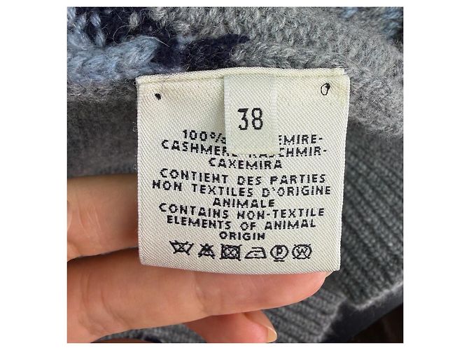 Hermès Grey Cashmere Jacket Multiple colors - view 6