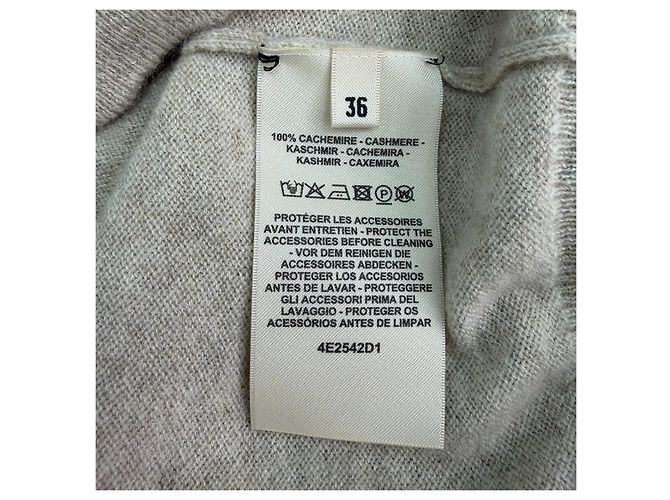 Abito Hermès in cashmere ecru Multicolore - vista 6