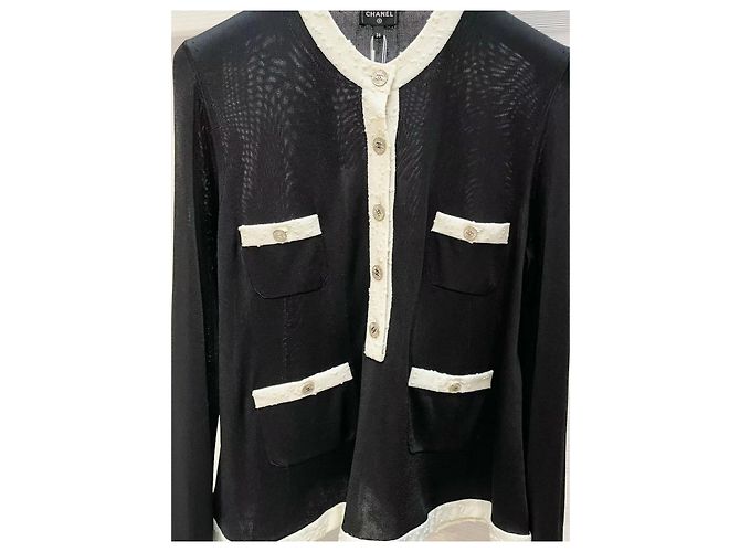 Top in seta Chanel Métiers d'Art Multicolore 36 - vista 3