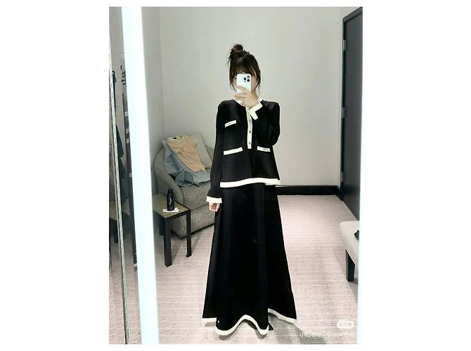 Top in seta Chanel Métiers d'Art Multicolore 36 - vista 9