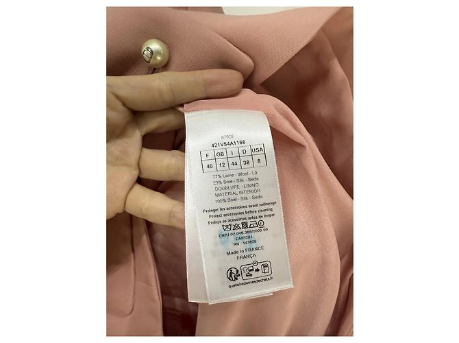 Autre Marque Casaco Dior de lã com ornamentos de pérolas Multicor - vista 3
