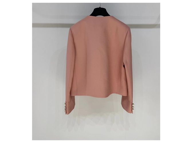 Autre Marque Casaco Dior de lã com ornamentos de pérolas Multicor - vista 6