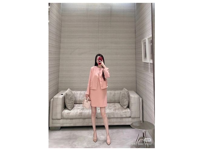 Autre Marque Casaco Dior de lã com ornamentos de pérolas Multicor - vista 8