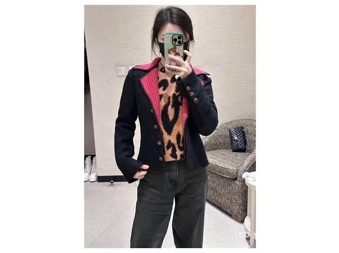 Chaqueta Chanel de tweed talla 36 Multicolor - vista 7