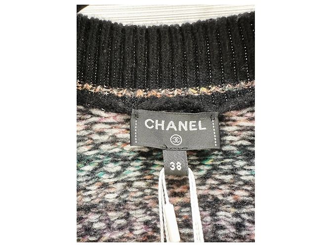 Malha Chanel de cashmere 22A Multicor - vista 2