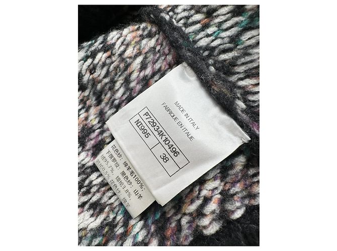 Malha Chanel de cashmere 22A Multicor - vista 5