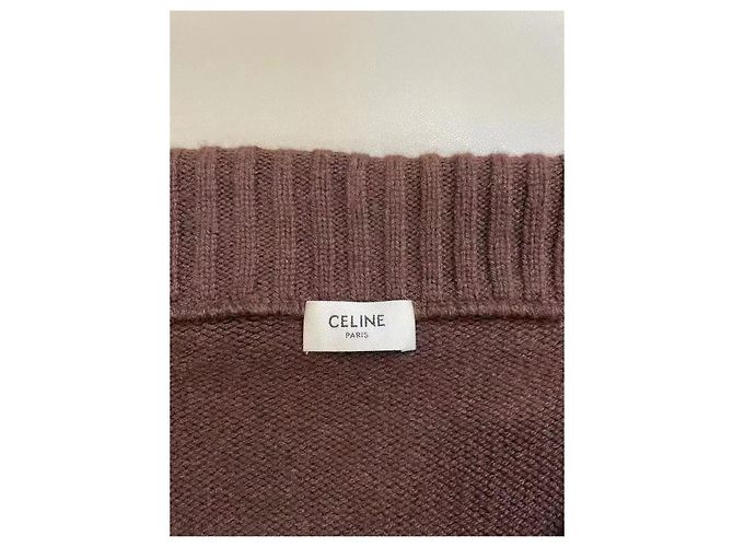 Céline Strickpullover aus Kaschmir Braun Mehrfarben - Ansicht 3