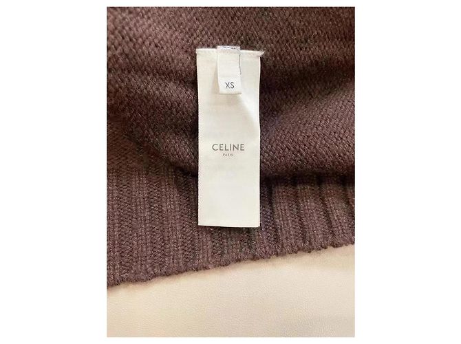 Céline Strickpullover aus Kaschmir Braun Mehrfarben - Ansicht 5