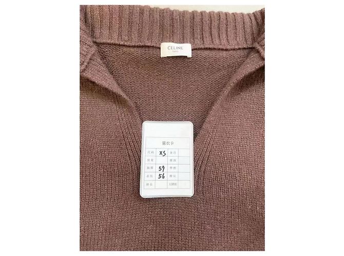 Céline Strickpullover aus Kaschmir Braun Mehrfarben - Ansicht 7
