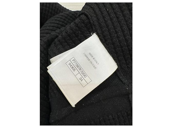 Top Camisola Chanel de Algodón con Detalle de Lazo Negro Multicolor - vista 4