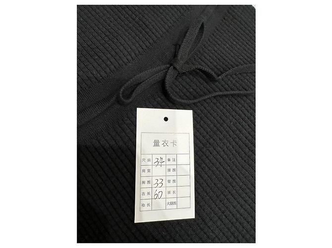 Top Camisola Chanel de Algodón con Detalle de Lazo Negro Multicolor - vista 6