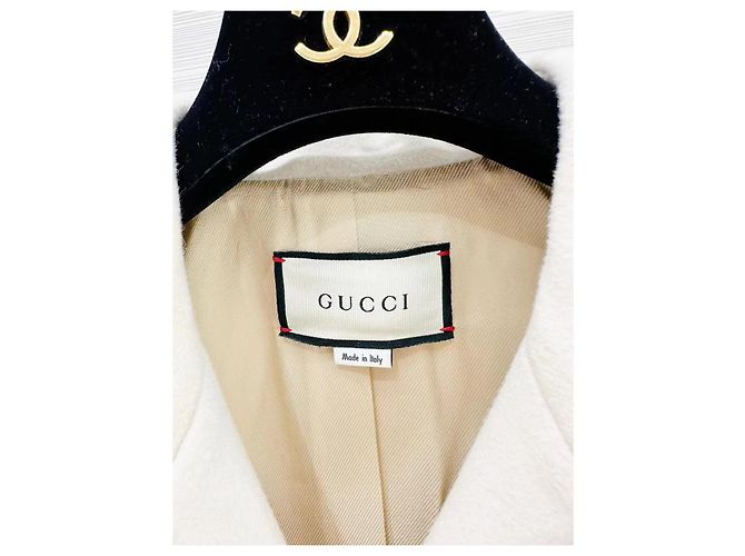 Abrigo de lana de botonadura doble Gucci Multicolor - vista 5