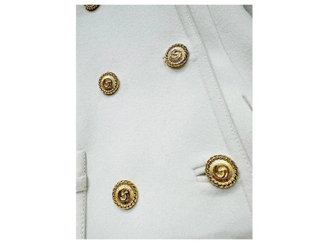 Abrigo de lana de botonadura doble Gucci Multicolor - vista 7