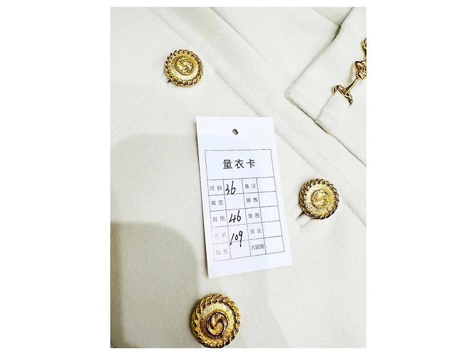 Abrigo de lana de botonadura doble Gucci Multicolor - vista 9