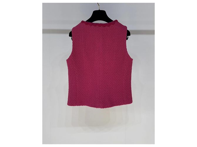 Top Chanel Metiers d'Art de Tweed Morado Talla 36 Multicolor - vista 6