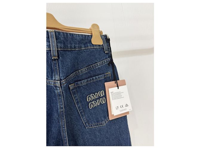 Pantalones vaqueros Miu Miu Multicolor - vista 3