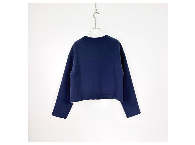 Céline Navy Cashmere Jacket with Gold Buttons Multiple colors - view 4