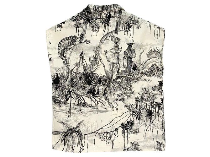 Autre Marque Top sin mangas Dior de algodón Multicolor - vista 2