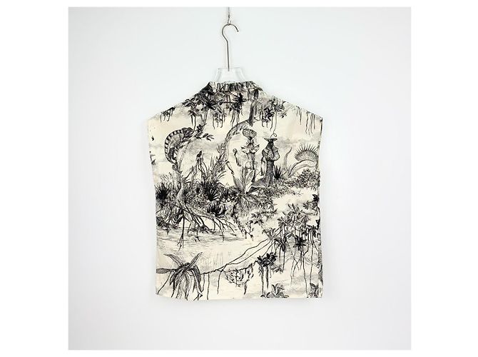 Autre Marque Top sin mangas Dior de algodón Multicolor - vista 4