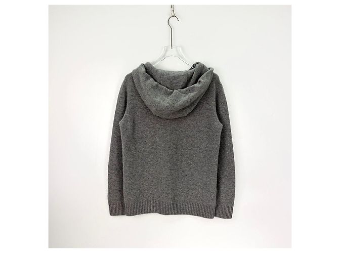 Pull Prada en cachemire gris Multicolore - vue 4