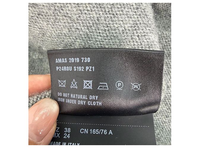 Pull Prada en cachemire gris Multicolore - vue 7