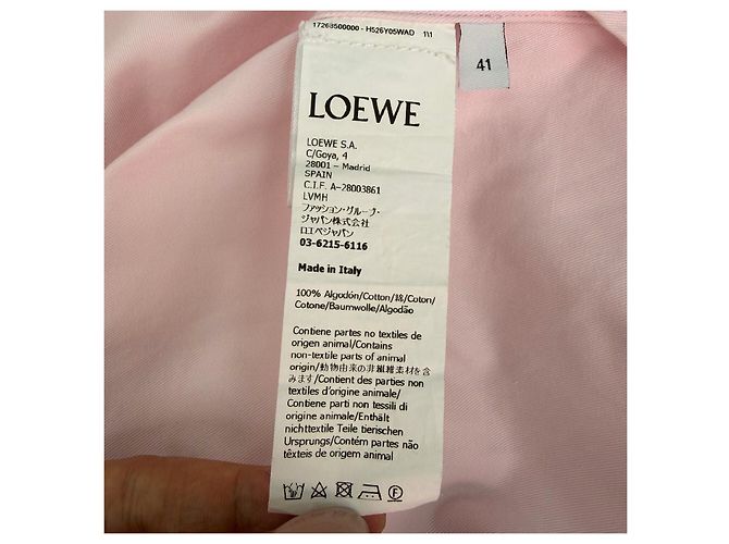 Loewe Oberteil aus Baumwolle Rosa Mehrfarben - Ansicht 6