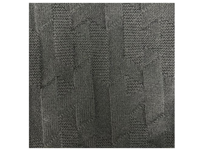 Malha de cashmere Hermès preta Multicor - vista 7