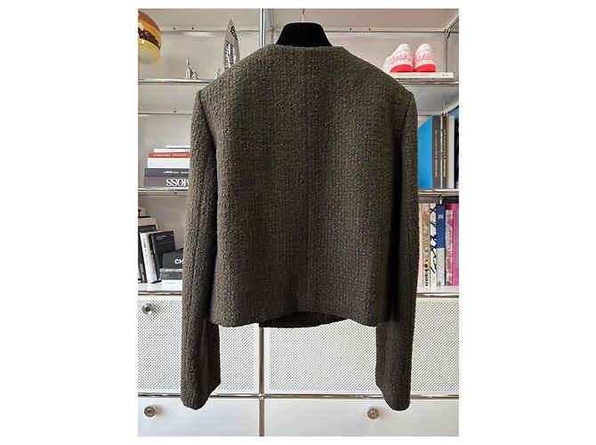Céline Green Wool Double Breasted Jacket Multiple colors - view 3