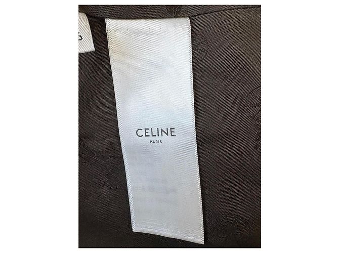 Céline Green Wool Double Breasted Jacket Multiple colors - view 6