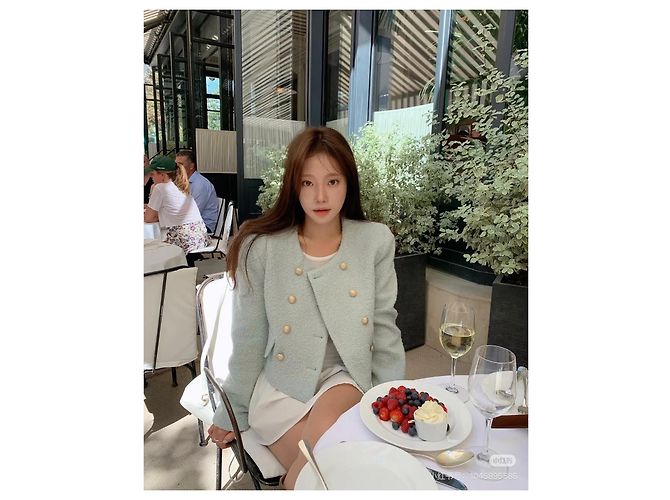 Céline Green Tweed Double Breasted Jacket Multiple colors - view 2