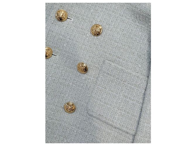 Céline Green Tweed Double Breasted Jacket Multiple colors - view 4