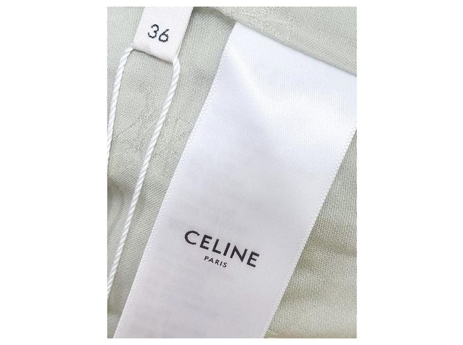 Céline Green Tweed Double Breasted Jacket Multiple colors - view 7