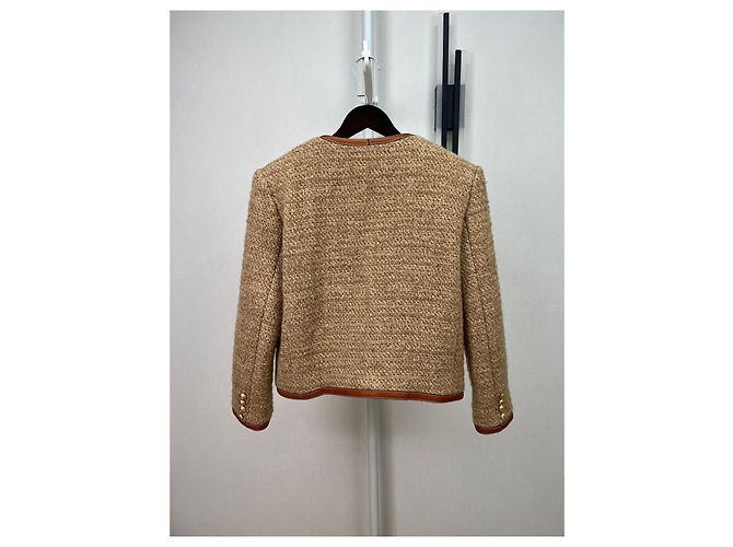 Céline Brown Wool Single-Breasted Jacket Multiple colors - view 2