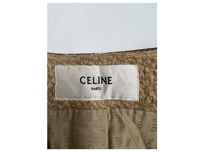 Céline Brown Wool Single-Breasted Jacket Multiple colors - view 5