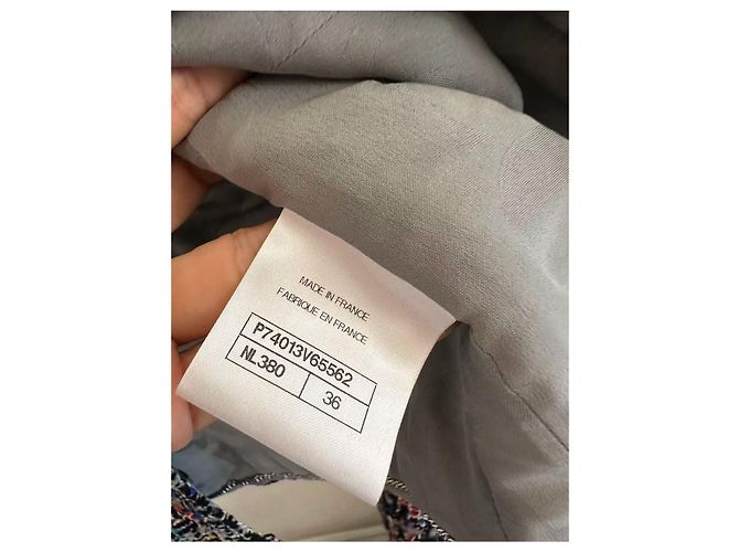 Chanel Tweed Jacke Mehrfarben - Ansicht 5