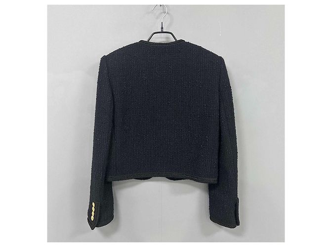 Céline Black Wool Jacket with Gold Buttons Multiple colors - view 3