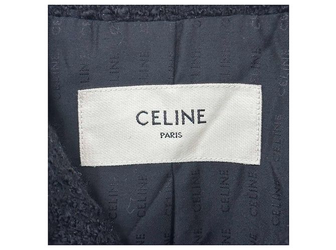 Céline Black Wool Jacket with Gold Buttons Multiple colors - view 4