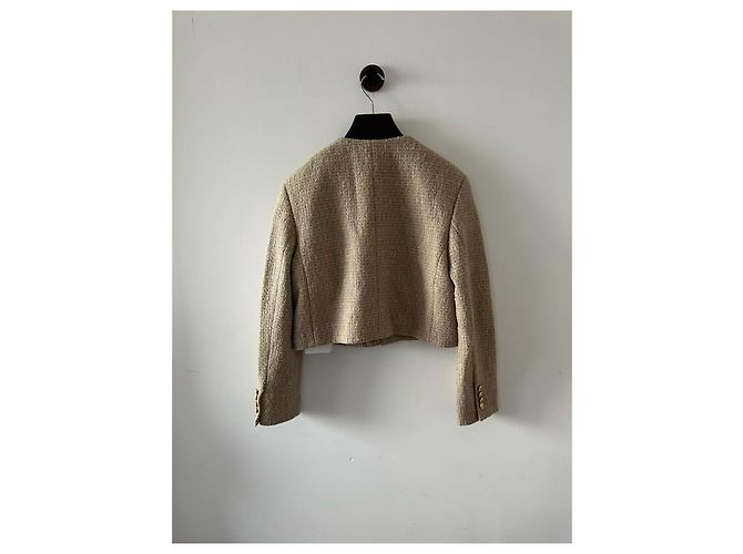 Céline Tweed Jacke zweireihig Mehrfarben - Ansicht 2