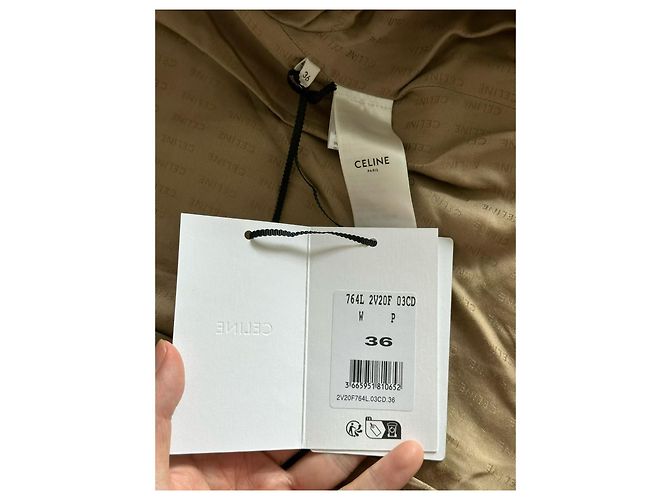 Céline Tweed Jacke zweireihig Mehrfarben - Ansicht 4