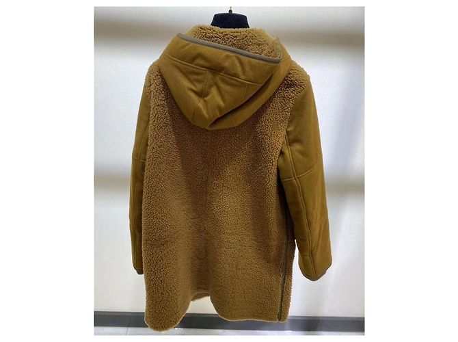 Abrigo Loro Piana de pele de oveja marrón Multicolor - vista 4