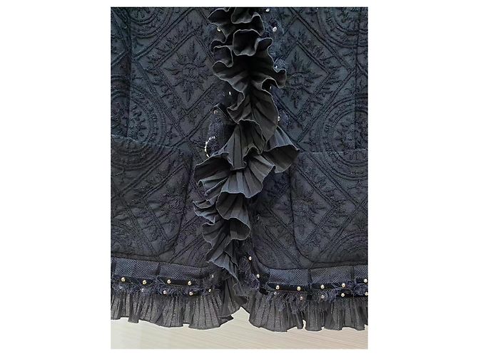 Chanel Metiers d'Art Castle Seidenjacke Mehrfarben - Ansicht 5