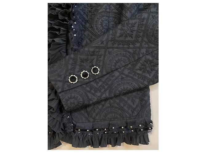 Chanel Metiers d'Art Castle Seidenjacke Mehrfarben - Ansicht 6
