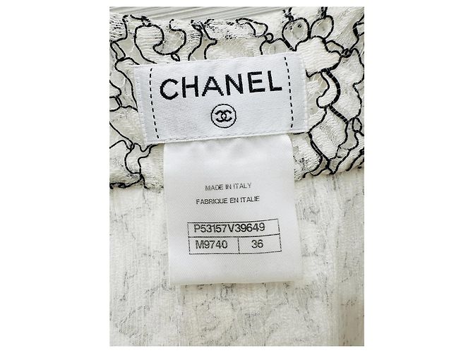 Top de encaje Chanel serie Seoul Multicolor - vista 4