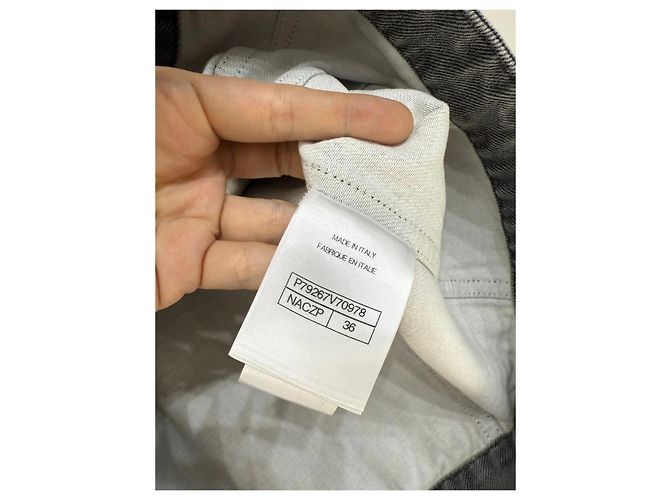 Chanel Denim Jacket Grey Size 36 Multiple colors - view 5