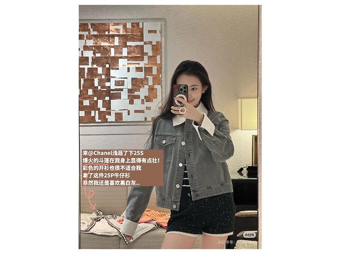 Chanel Denim Jacket Grey Size 36 Multiple colors - view 8