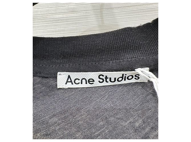 Top Acne Studios de algodão estampado manga curta XS Multicor - vista 2
