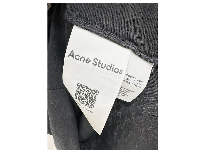 Top Acne Studios de algodão estampado manga curta XS Multicor - vista 5