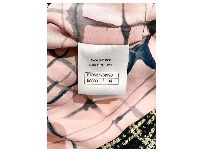 Chanel Tweed Check Pattern Jacket Multiple colors - view 4
